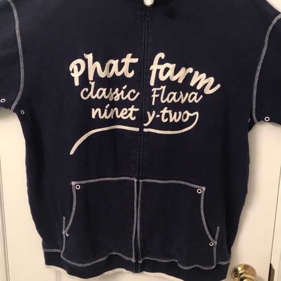 Vintage Phat Farm zippered sweater - Picture 2 of 3